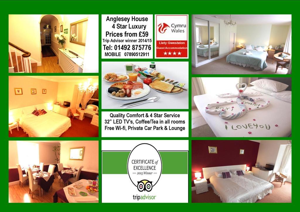 Anglesey House Bed & Breakfast Llandudno Exterior photo